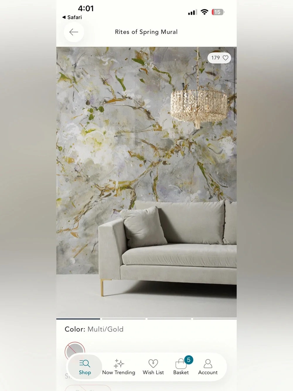 VGUC Anthropologie Rites of Spring Mural